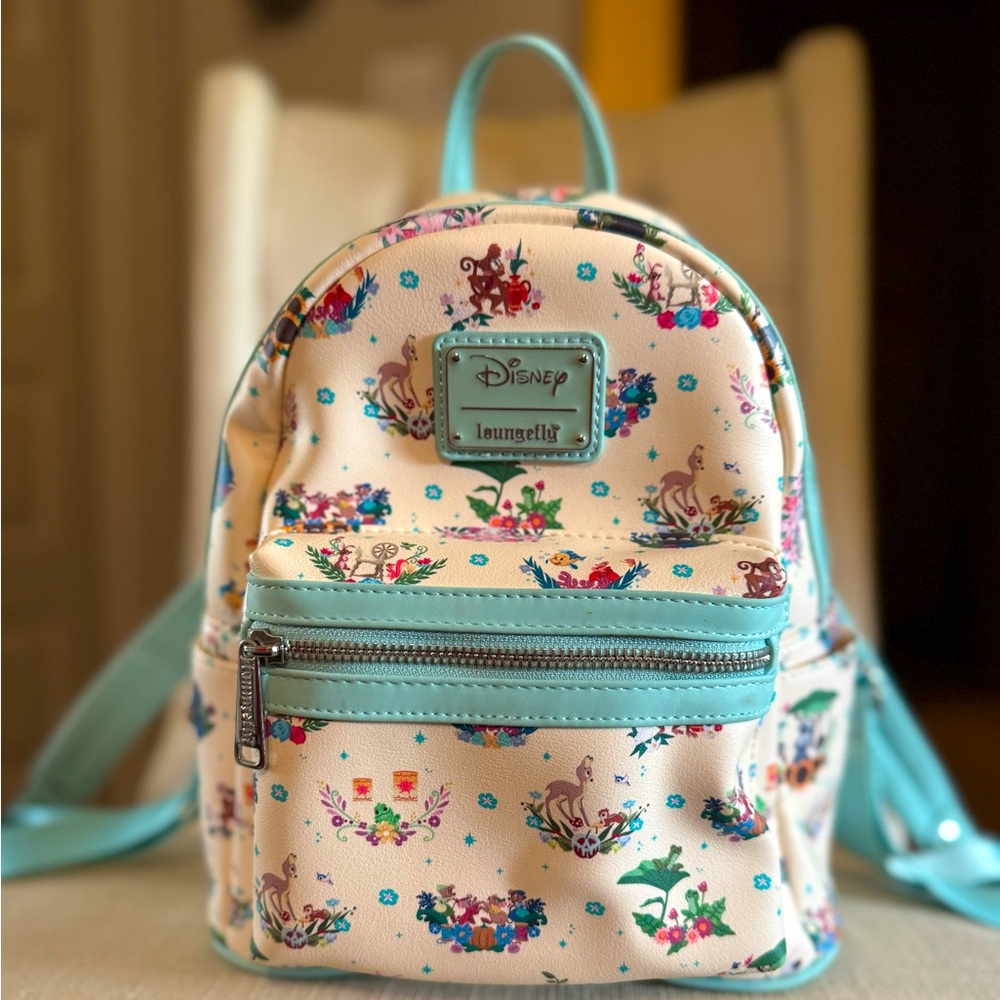 Disney Princess Sidekicks Loungefly Mini Backpack
